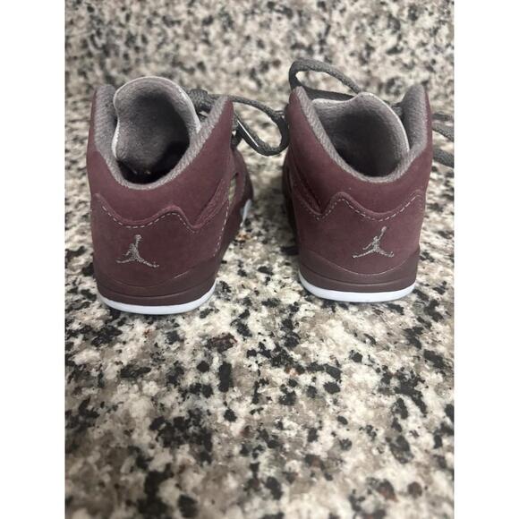 Nike Air Jordan 5 Burgundy Toddler Shoes Size 5C Youth - Picture 1 of 4